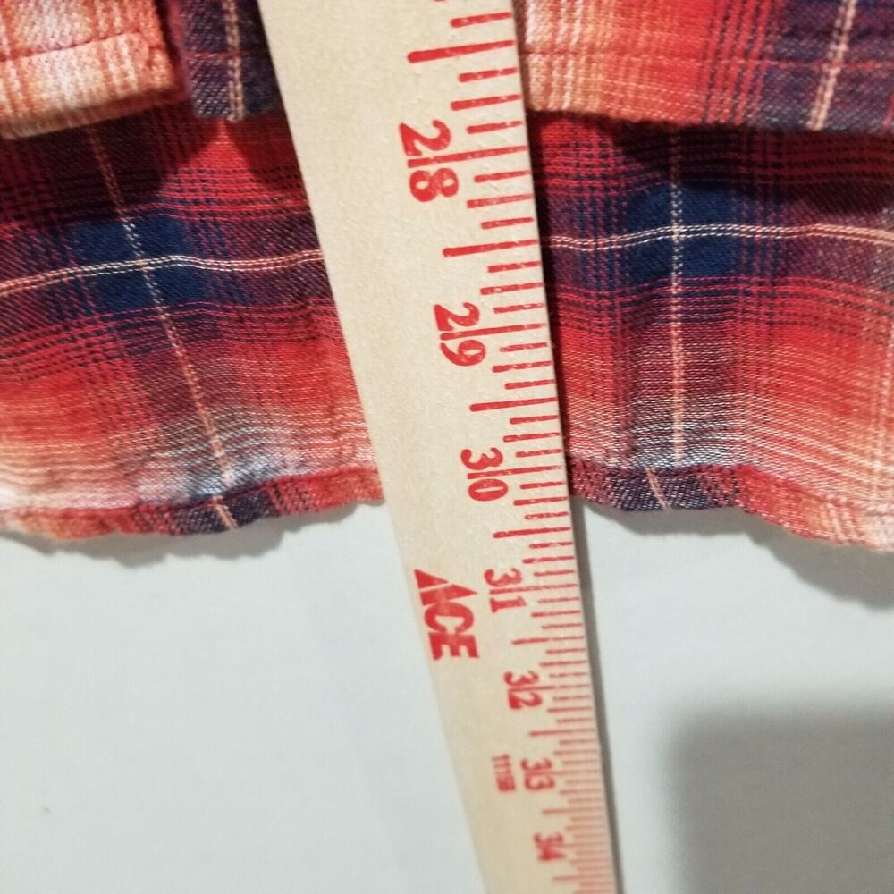 Ariat Western Shirt Womens Small Plaid Button Down Rodeo rockabilly biker - Picture 13 of 14